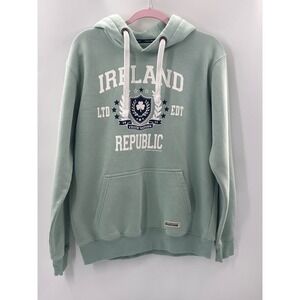 Irish Connexxion Ireland Republic Celtic Nation Hoodie Sage Green Mens Medium